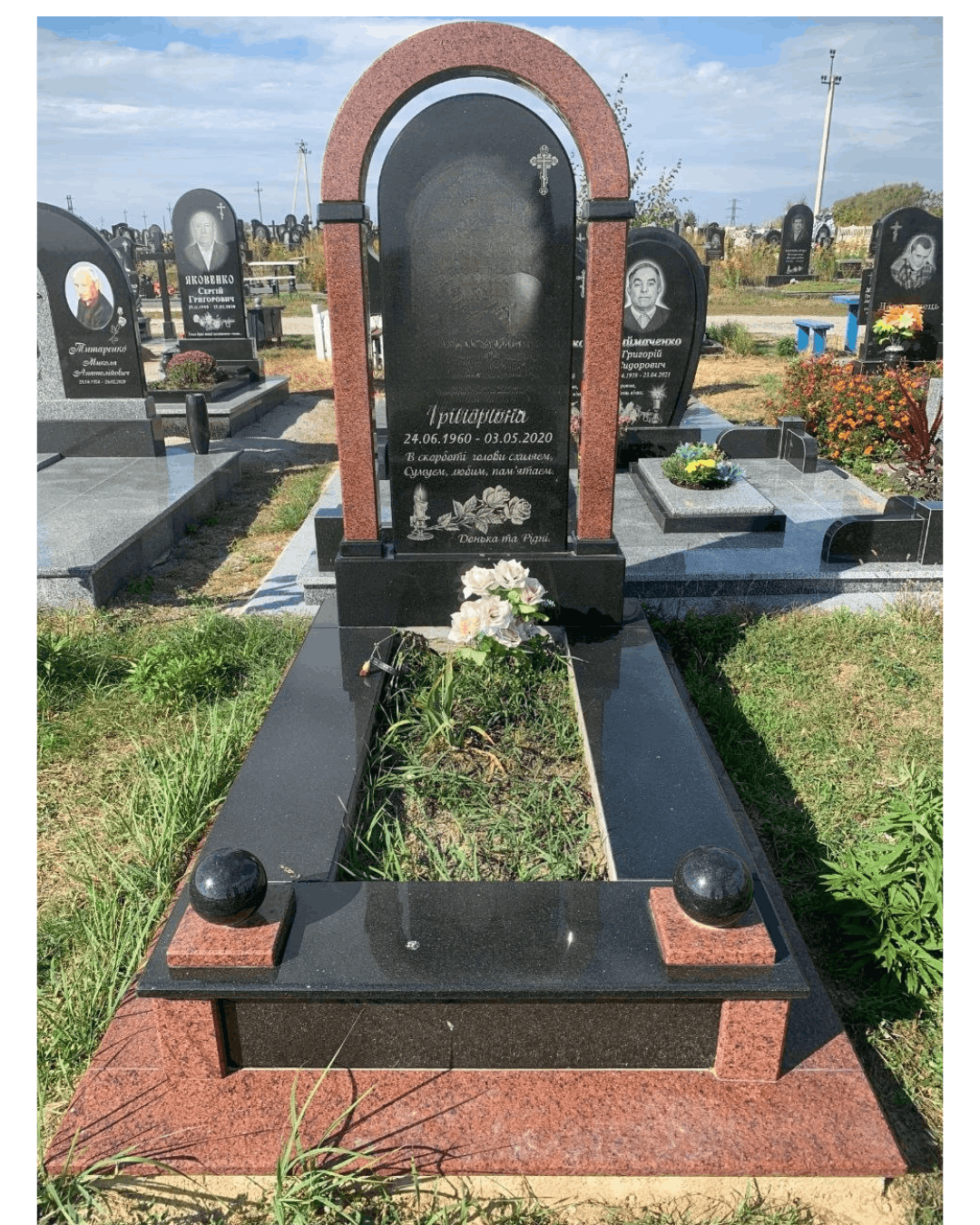 Одинарний пам’ятник, артикул od_54