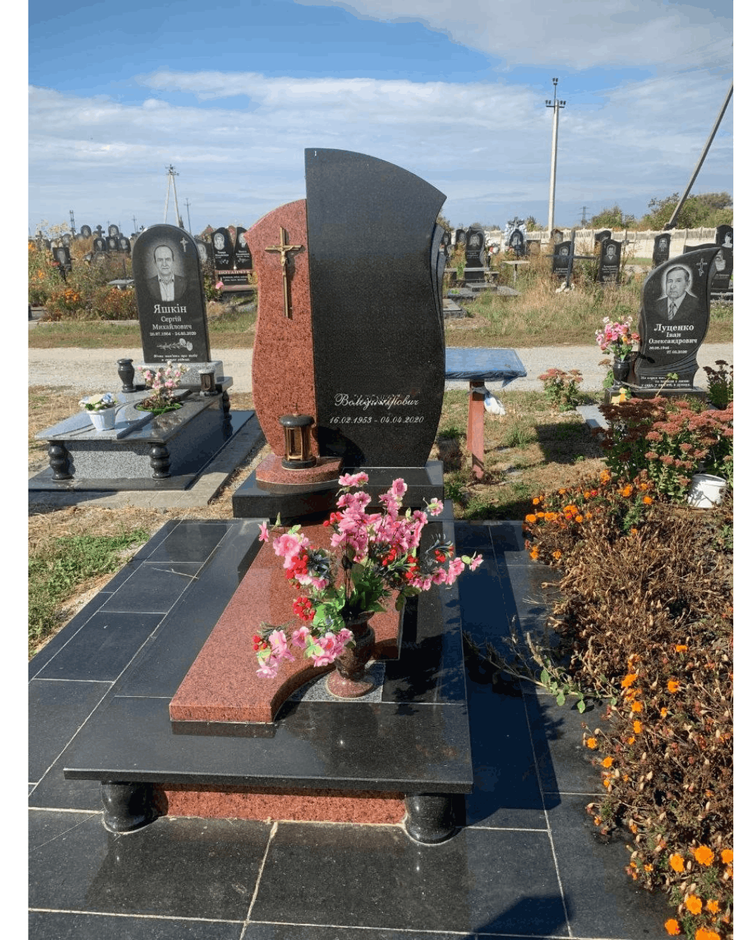 Одинарний пам’ятник, артикул od_55