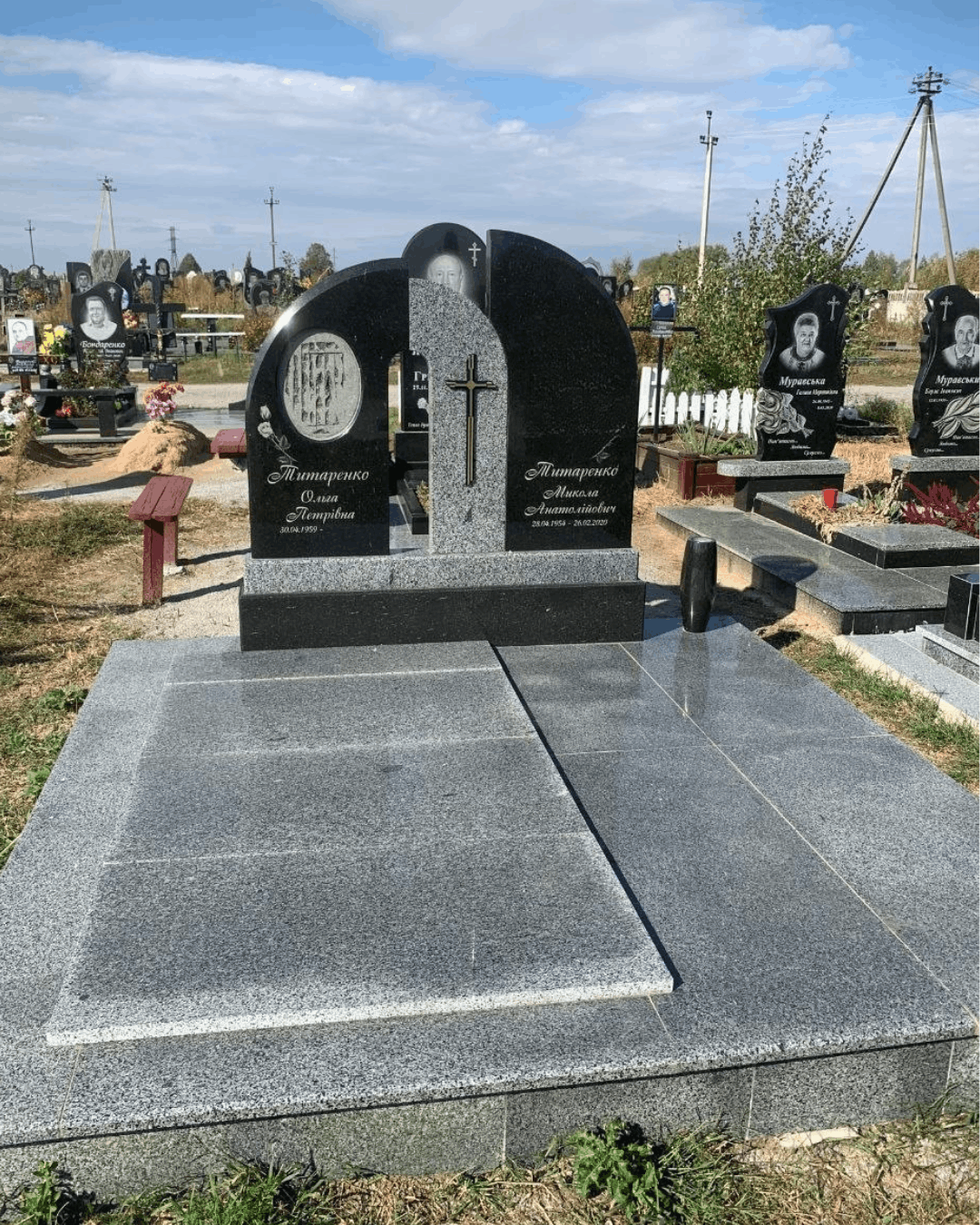 Подвійний пам’ятник, артикул pd_28